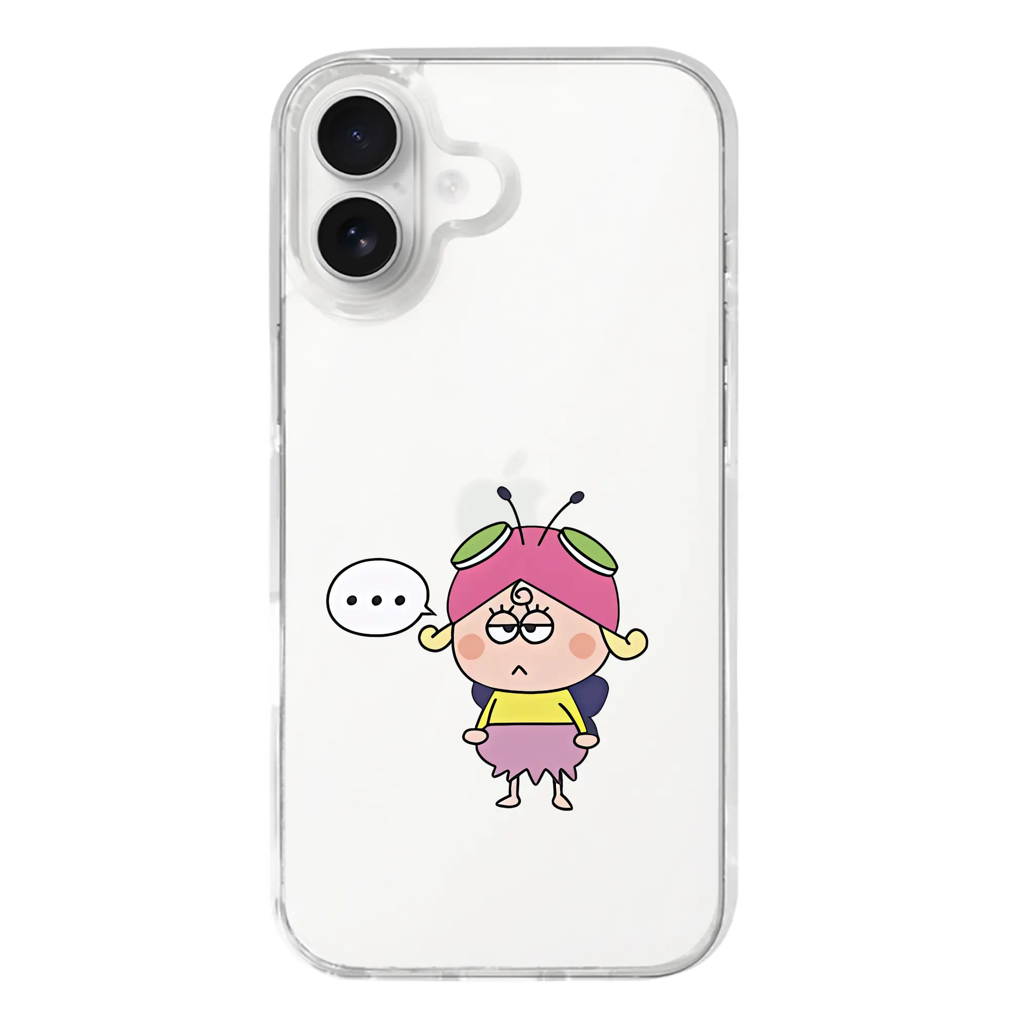 はなかっぱ グッズ,アゲルちゃん - iPhone 17シリーズ 透明スマホケース – 薄型・耐衝撃・精密フィット保護カバー